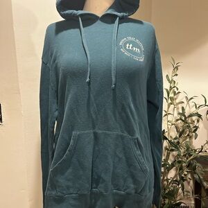 TTM Teal Hoodie with Front Pocket